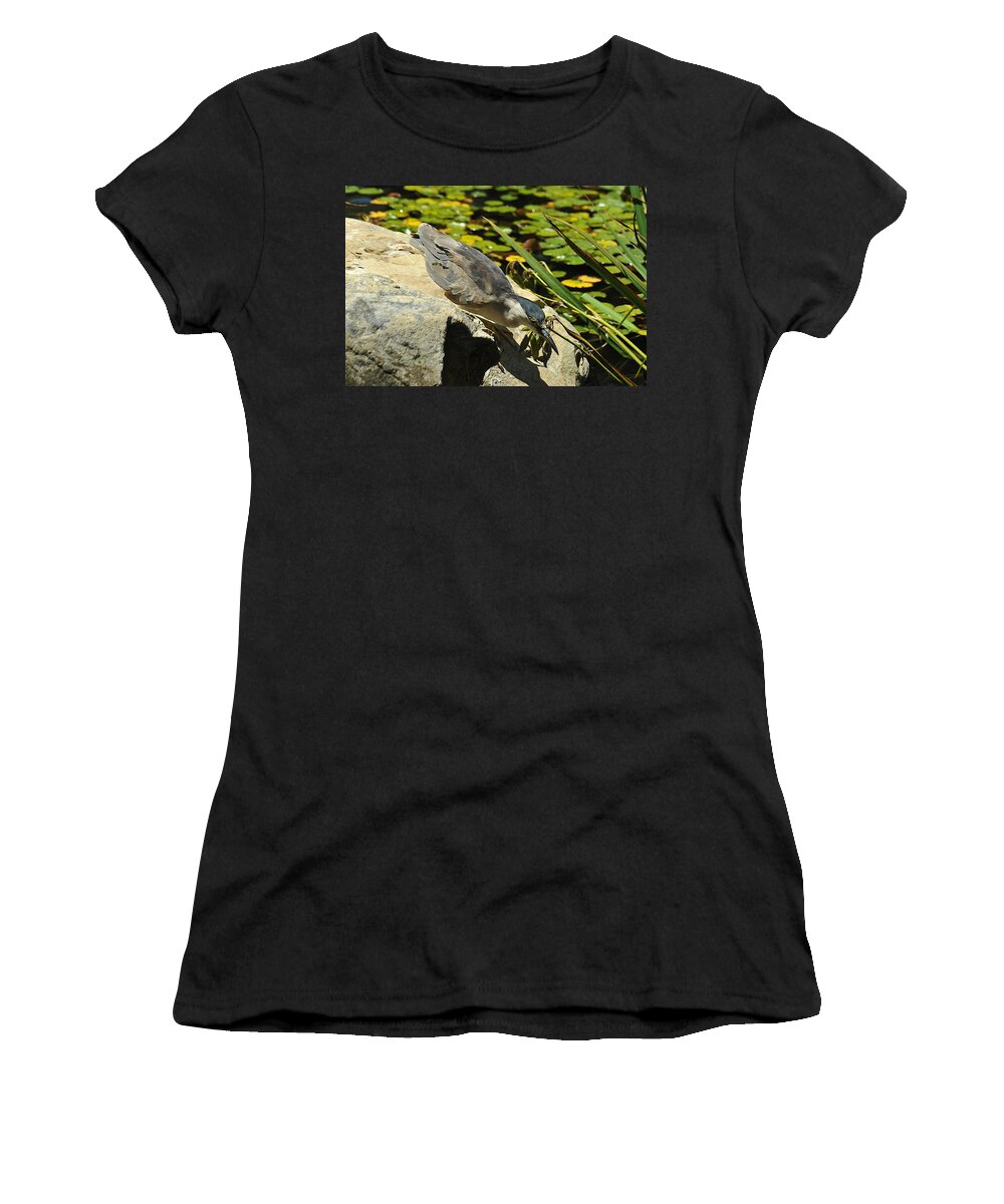 Photograph Women's T-Shirt featuring the photograph Hunting Bird by Richard Gehlbach
