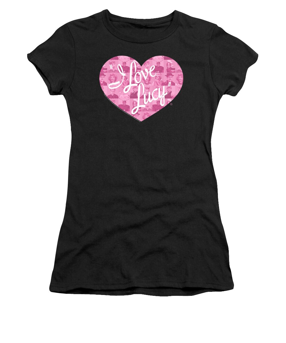  Women's T-Shirt featuring the digital art I Love Lucy - Many Moods Logo by Brand A