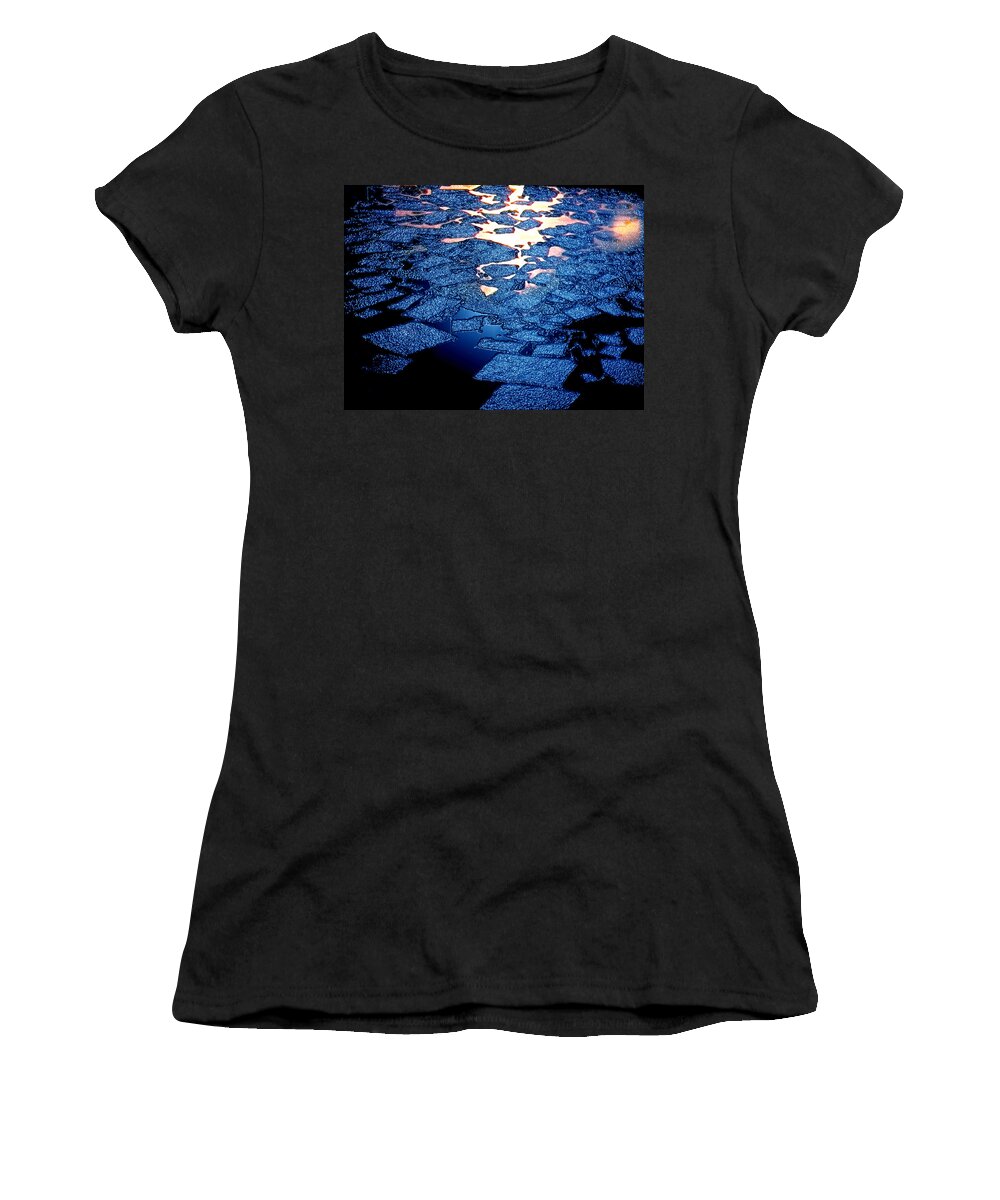 Colette Women's T-Shirt featuring the photograph Ice Floe Catch by Colette V Hera Guggenheim