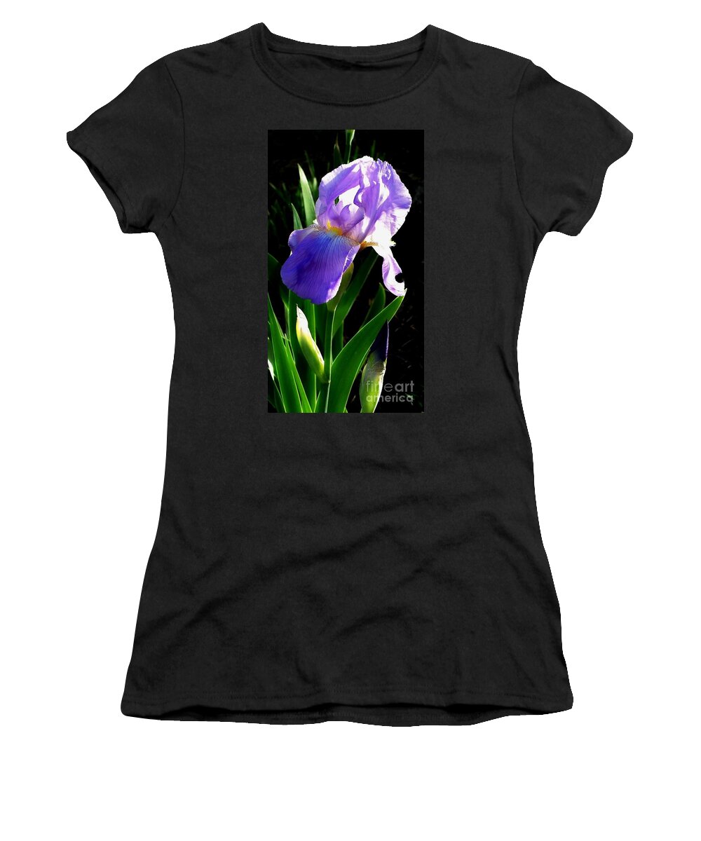 Iris Women's T-Shirt featuring the photograph Iris by David Neace