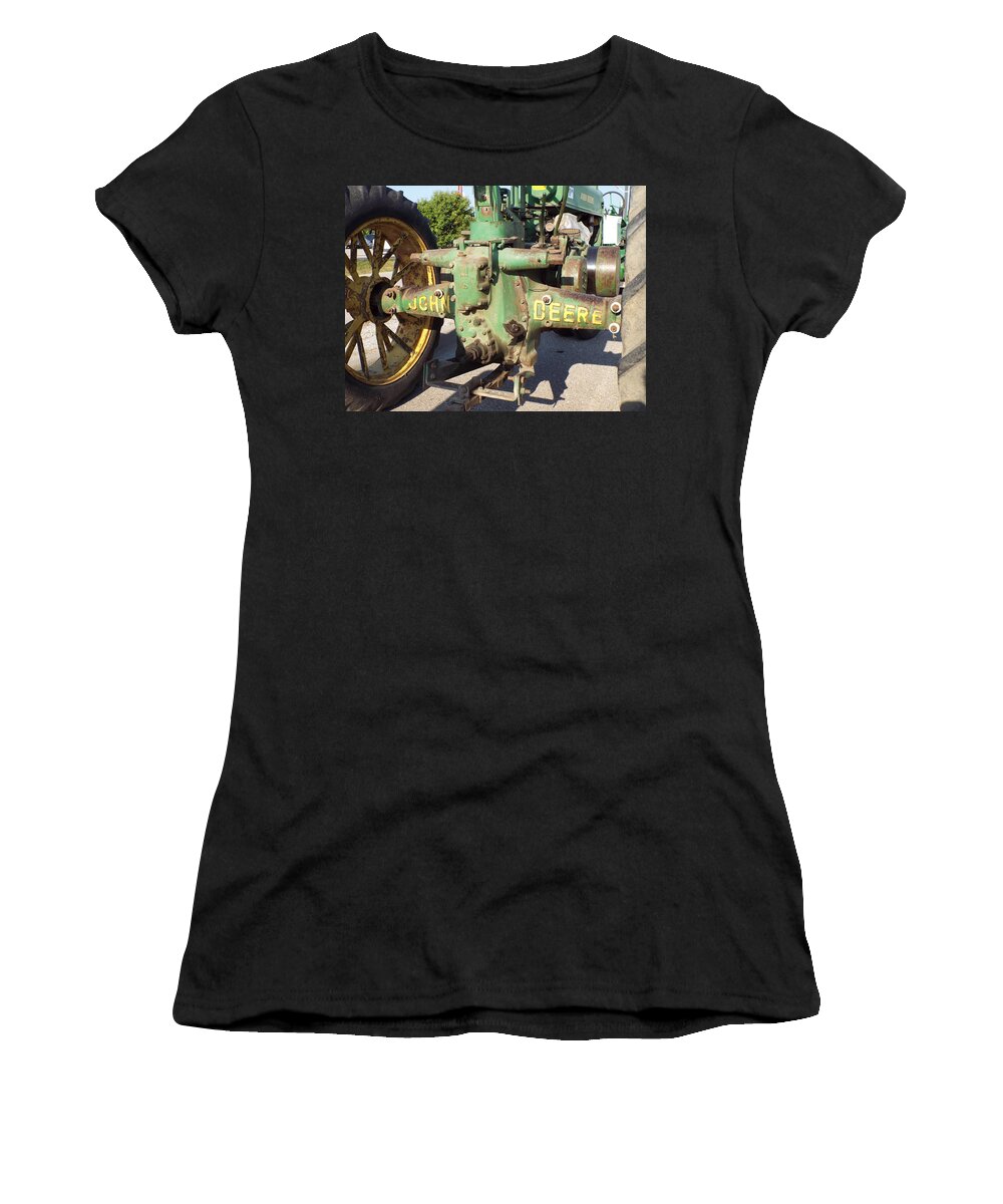 Rides Women's T-Shirt featuring the photograph Iron Tailfeather by Caryl J Bohn