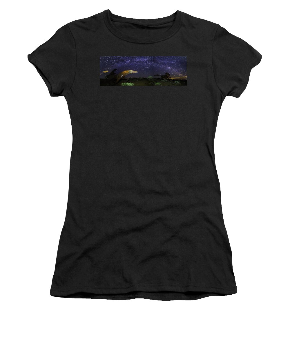 Milkyway Women's T-Shirt featuring the photograph Its made of stars by James Heckt