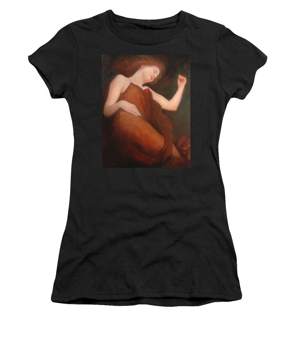 Sensuous Women's T-Shirt featuring the painting James Bay Interior by David Ladmore