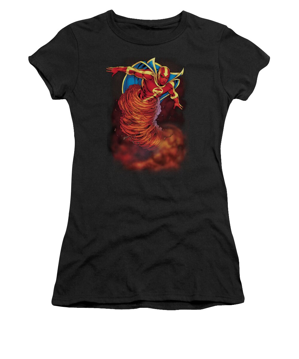  Women's T-Shirt featuring the digital art Jla - Tornado Cloud by Brand A