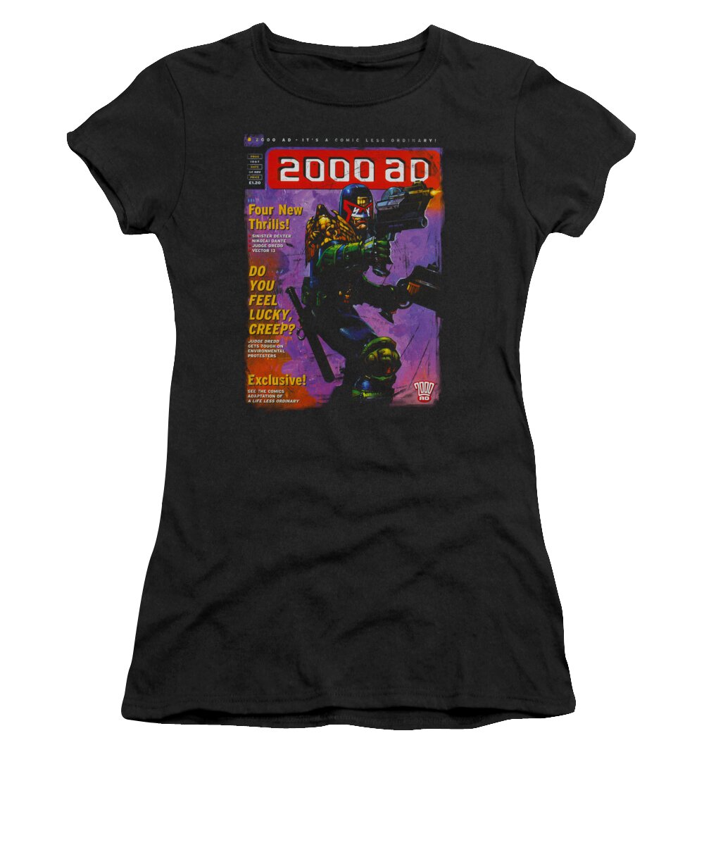 Judge Dredd Women's T-Shirt featuring the digital art Judge Dredd - 1067 by Brand A