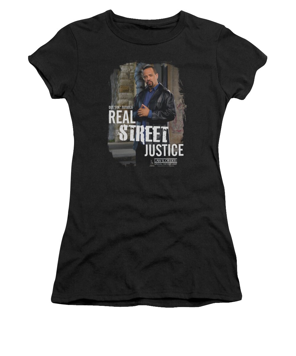 Law And Order Women's T-Shirt featuring the digital art Lando:svu - Street Justice by Brand A