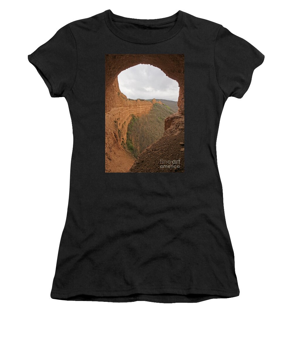 Nature Women's T-Shirt featuring the photograph Las Medulas gold mine Spain by Rudi Prott