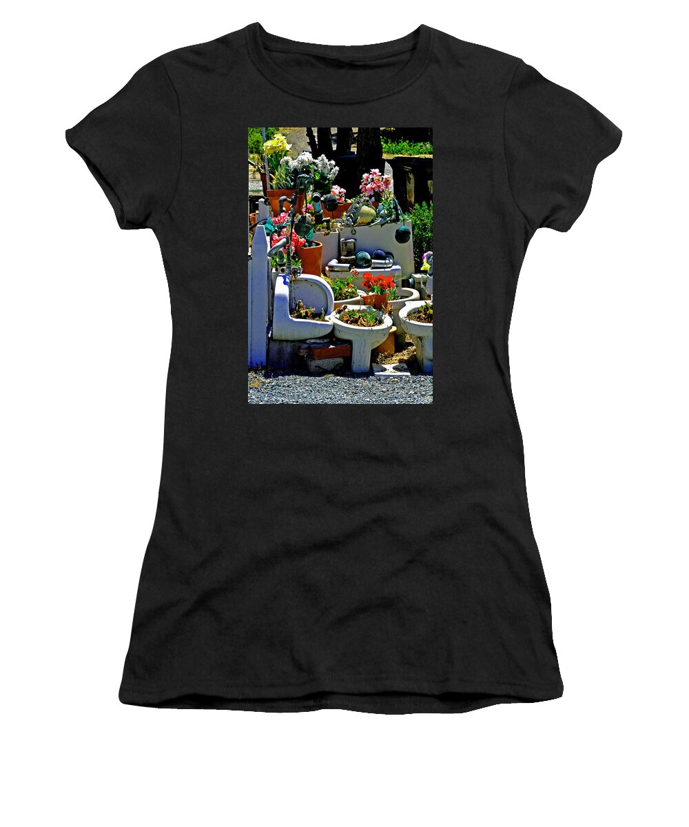 Locke Women's T-Shirt featuring the photograph Leave the Seat Up by Joseph Coulombe
