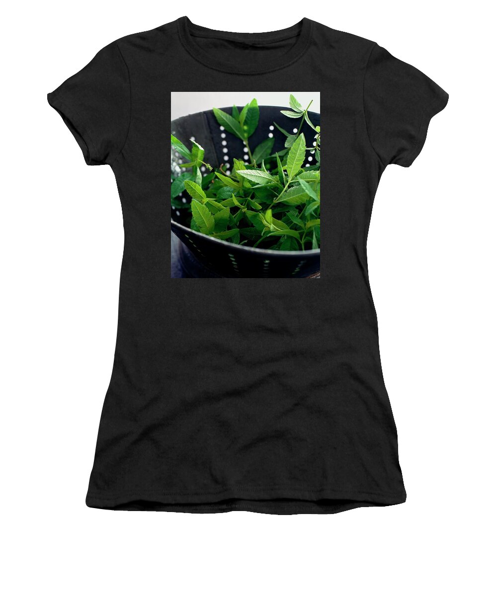 Cooking Women's T-Shirt featuring the photograph Lemon Verbena Herbs by Romulo Yanes