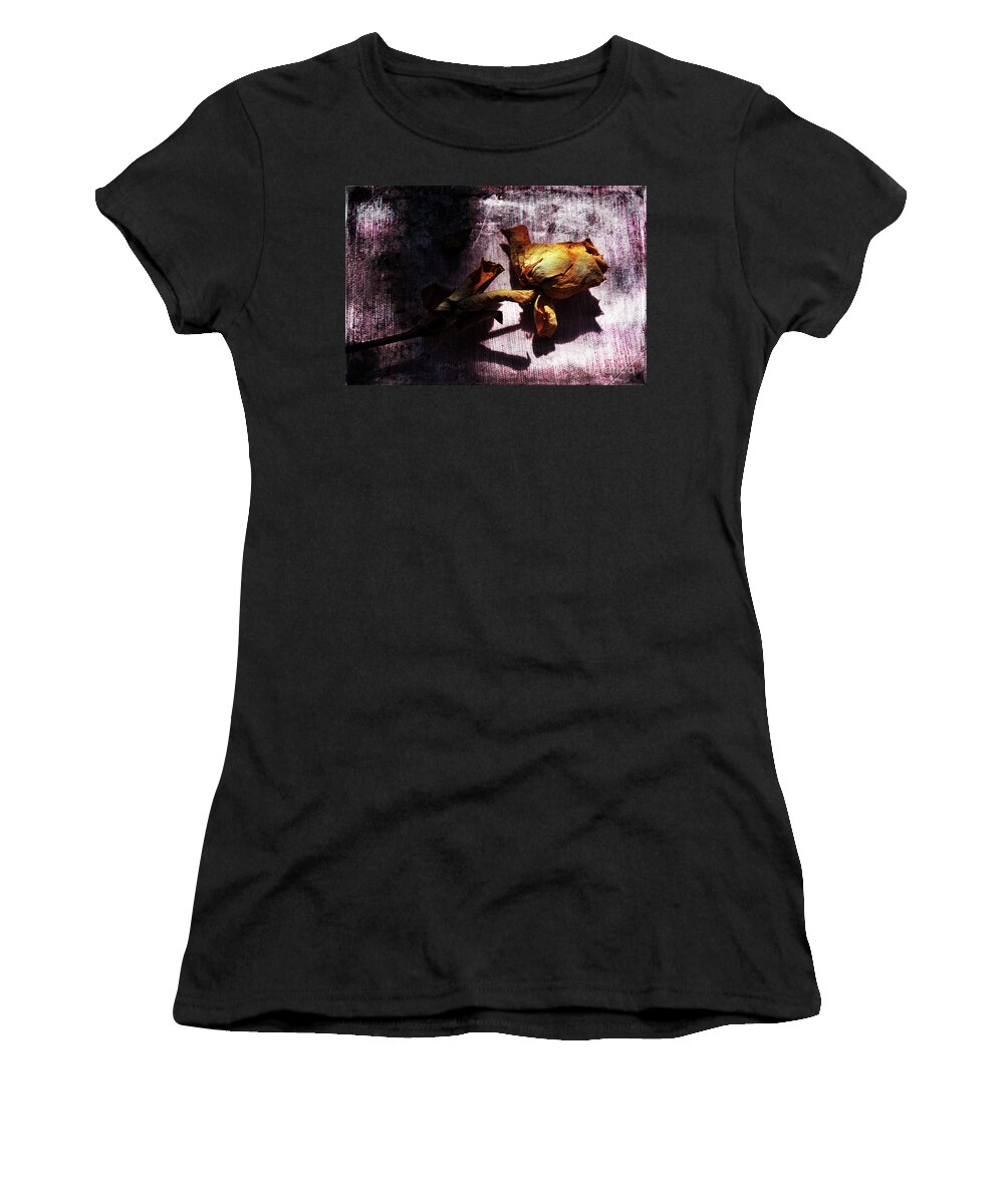 Rose Women's T-Shirt featuring the photograph Life Ended by Randi Grace Nilsberg