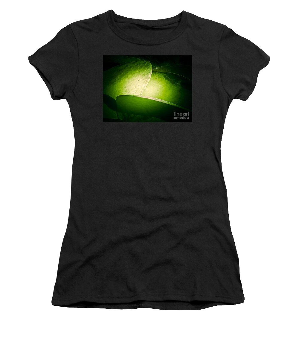 Abstract Women's T-Shirt featuring the photograph Living Scent by Fei A