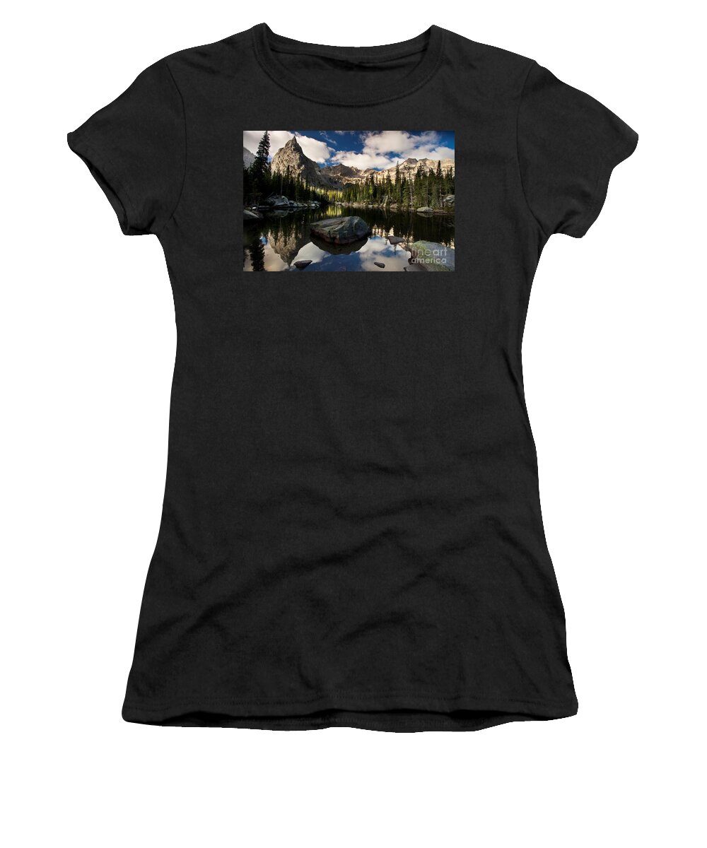 Landscape Women's T-Shirt featuring the photograph Lone Eagle by Steven Reed