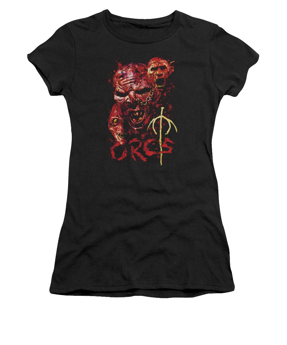  Women's T-Shirt featuring the digital art Lor - Orcs by Brand A