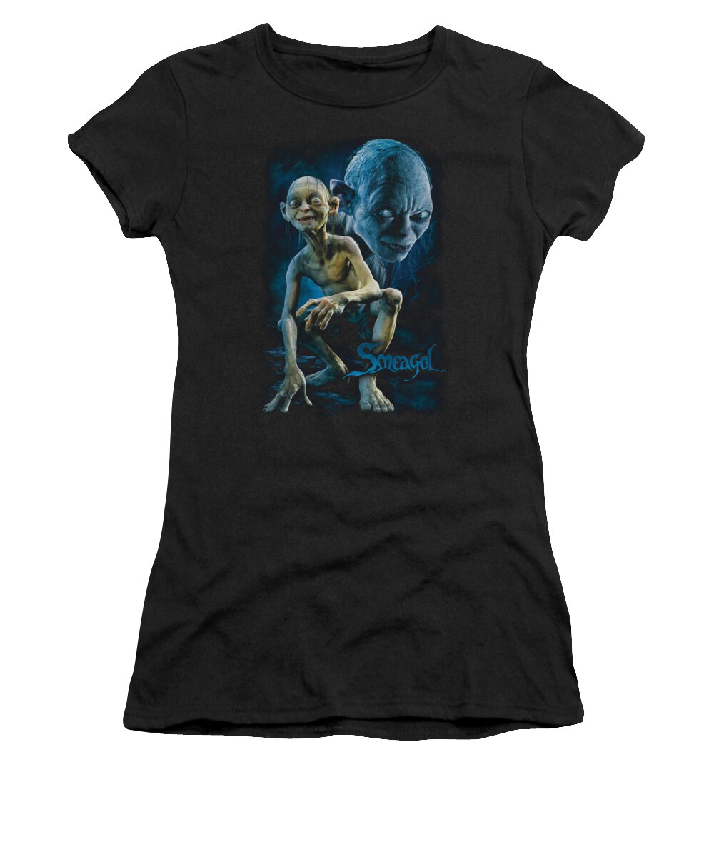  Women's T-Shirt featuring the digital art Lor - Smeagol by Brand A