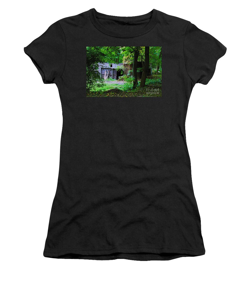 Abandoned Women's T-Shirt featuring the photograph Lost Building by William Norton