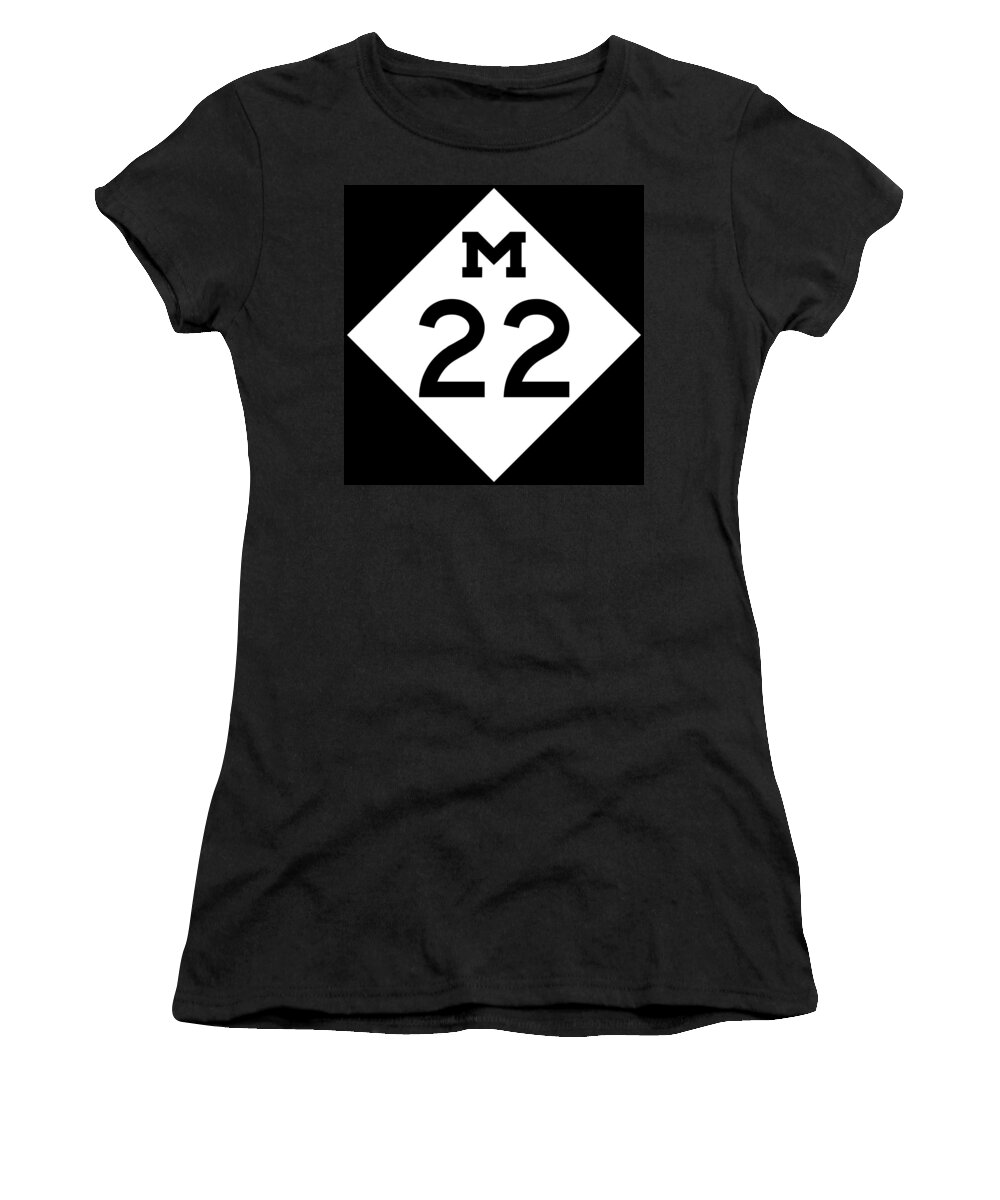 Michigan Women's T-Shirt featuring the photograph M 22 by Sebastian Musial