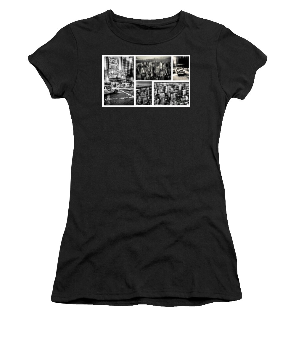 Nyc Women's T-Shirt featuring the photograph Manhattan Collection I by Hannes Cmarits