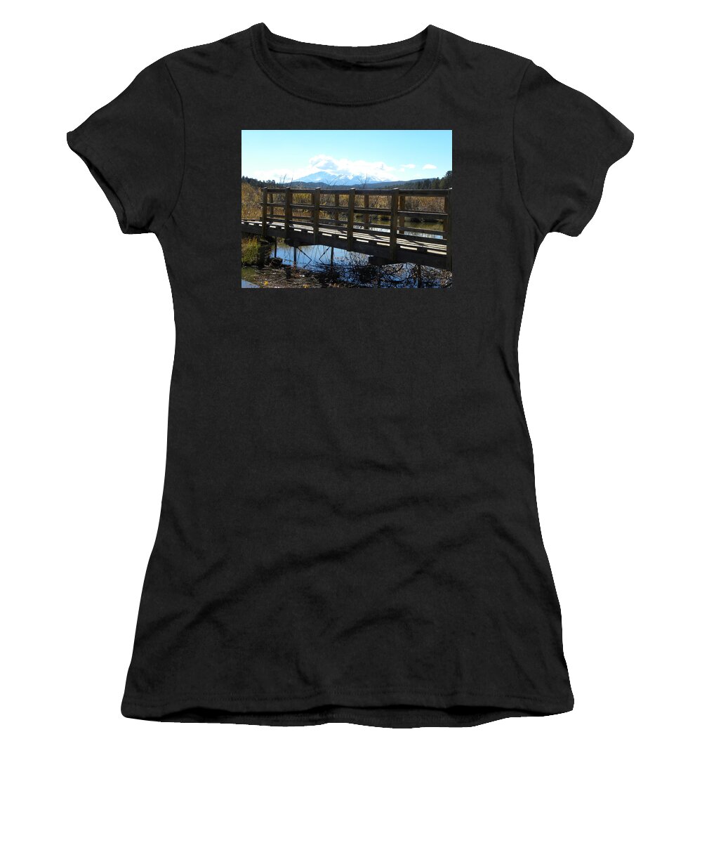 Berg Women's T-Shirt featuring the photograph Lake Manitou SP Woodland Park CO #1 by Margarethe Binkley