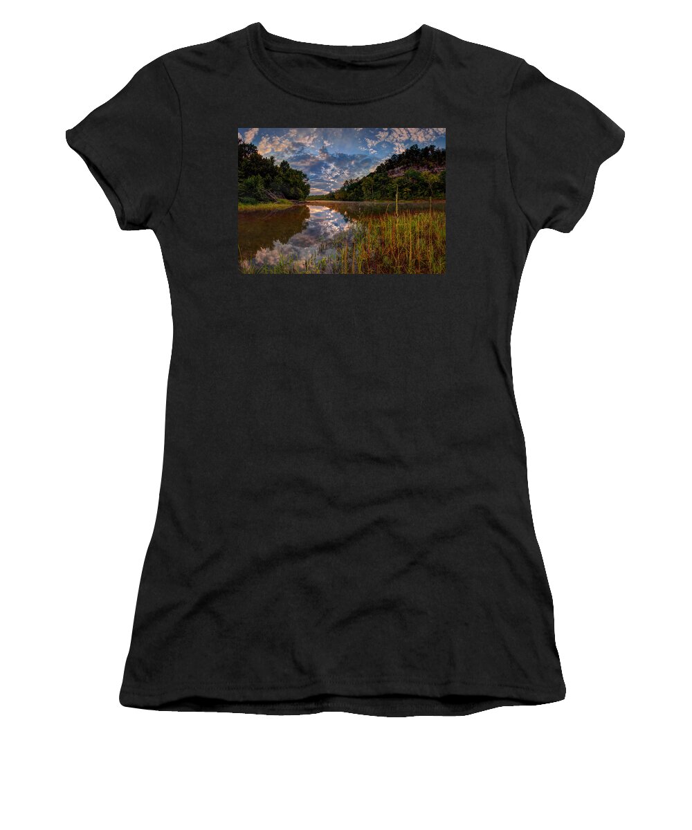 2012 Women's T-Shirt featuring the photograph Meramec River by Robert Charity