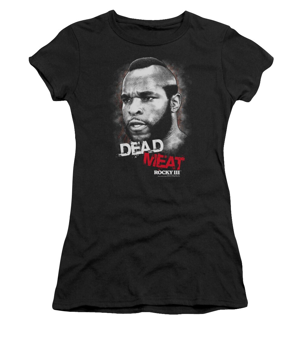 Rocky Iii Women's T-Shirt featuring the digital art Mgm - Rocky IIi - Dead Meat by Brand A