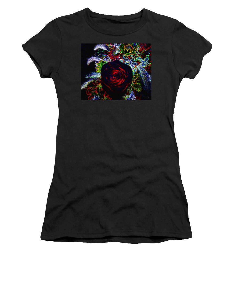 Micro Linear Women's T-Shirt featuring the digital art Micro Linear 34 by Will Borden