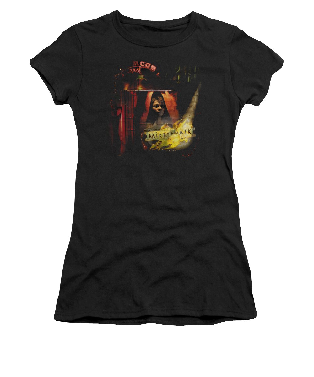 Mirrormask Women's T-Shirt featuring the digital art Mirrormask - Big Top Poster by Brand A