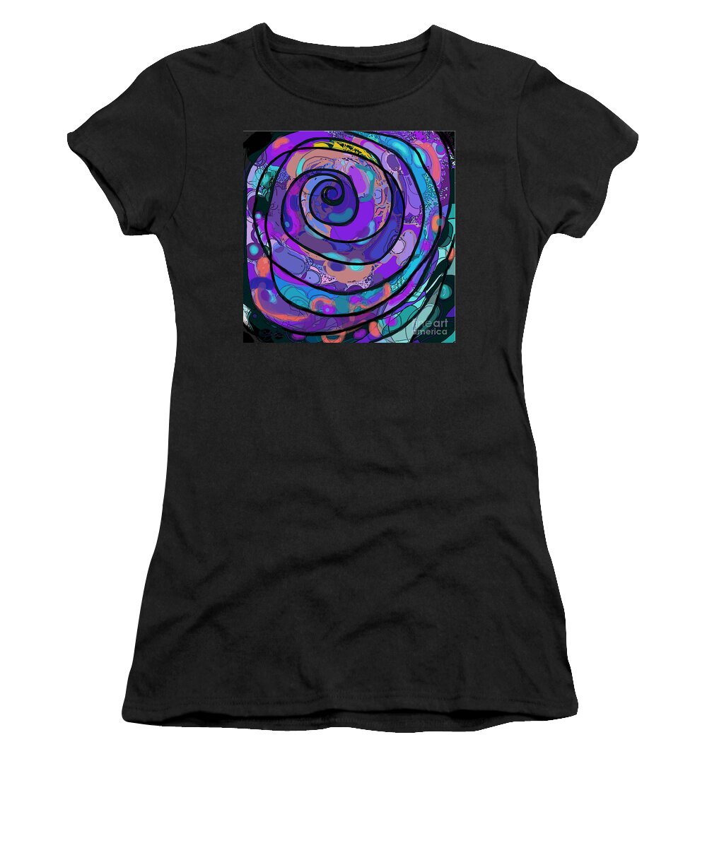 Mortal Women's T-Shirt featuring the digital art Mortal Coil by Carol Jacobs
