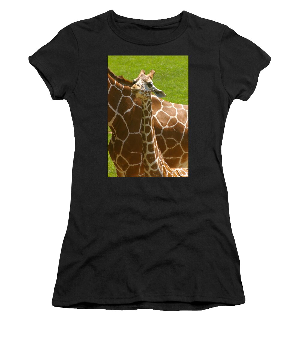 Animals Women's T-Shirt featuring the photograph Mother's Child by Randy Pollard