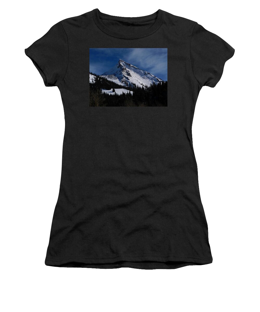 Mount Crested Butte Women's T-Shirt featuring the photograph Mount Crested Butte by Raymond Salani III