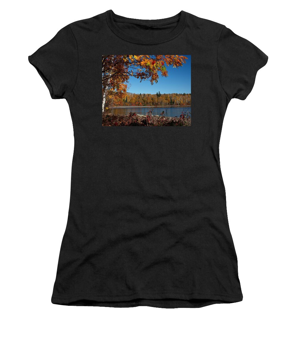 Jim Women's T-Shirt featuring the photograph Mountain Ash in Autumn by James Peterson