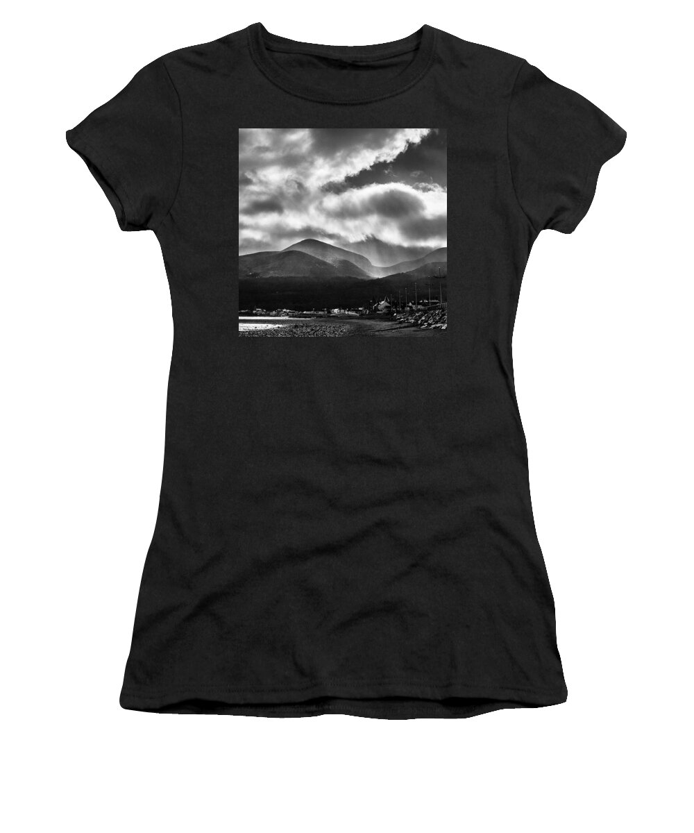  Women's T-Shirt featuring the photograph Newcastle, Northern Ireland by Aleck Cartwright