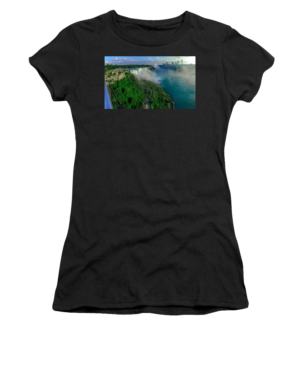 Niagara Falls Women's T-Shirt featuring the photograph Niagara Falls by Rick Bartrand
