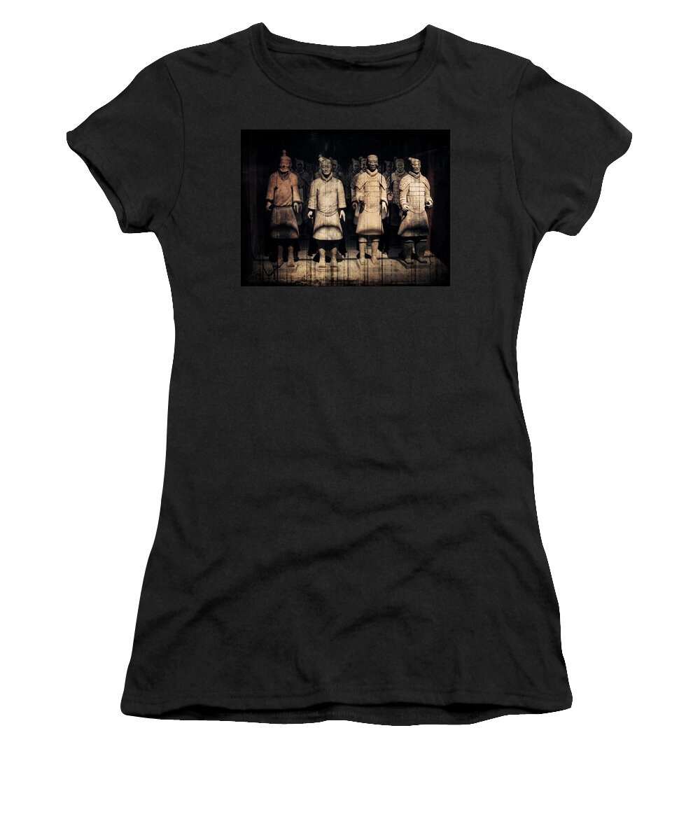 Terracotta Army Women's T-Shirt featuring the photograph Nothing to Kill or Die For by Zinvolle Art