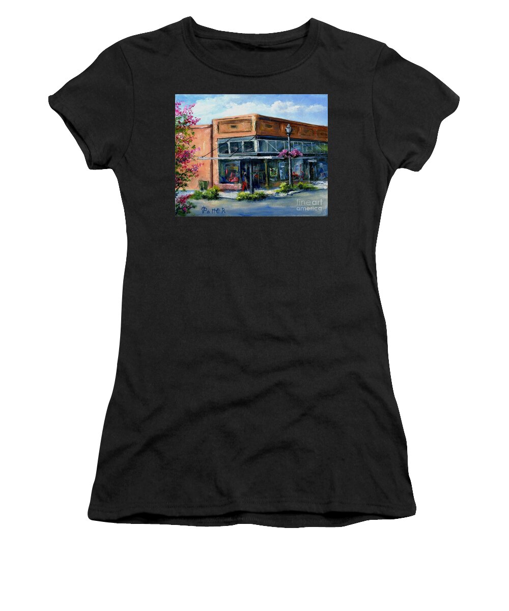 Conway Women's T-Shirt featuring the painting Oak and Chestnut by Virginia Potter