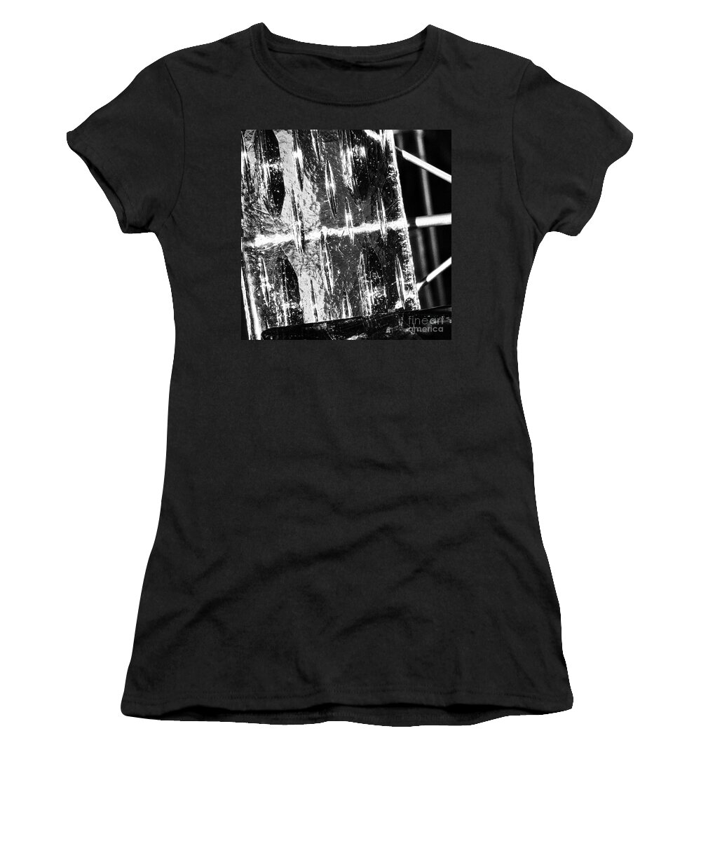 Ice Women's T-Shirt featuring the photograph On Ice by Eileen Gayle