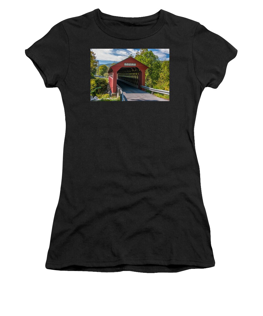 Arlington Vt Women's T-Shirt featuring the photograph One Dollar Fine by Guy Whiteley