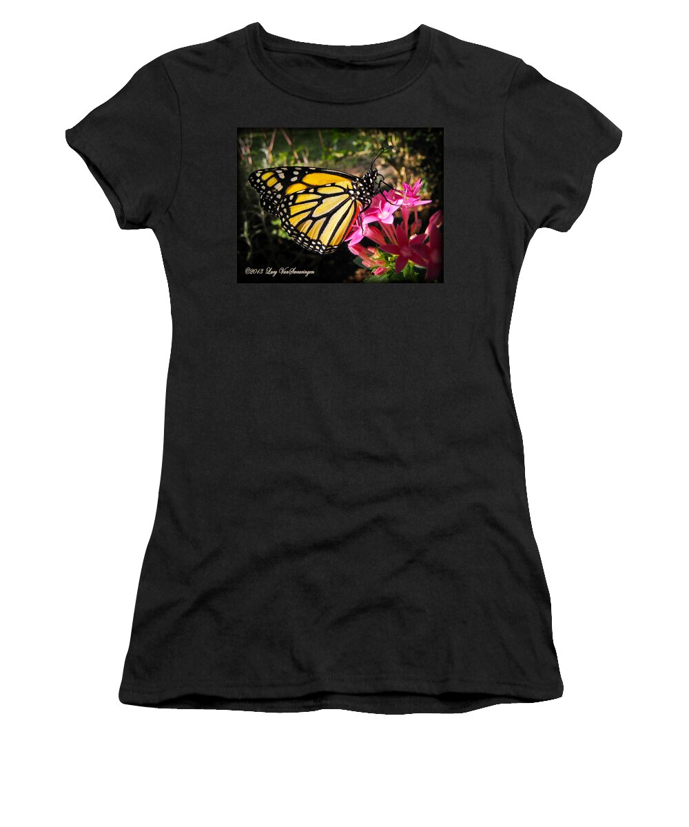 Monarch Women's T-Shirt featuring the photograph Perfect Penta by Lucy VanSwearingen