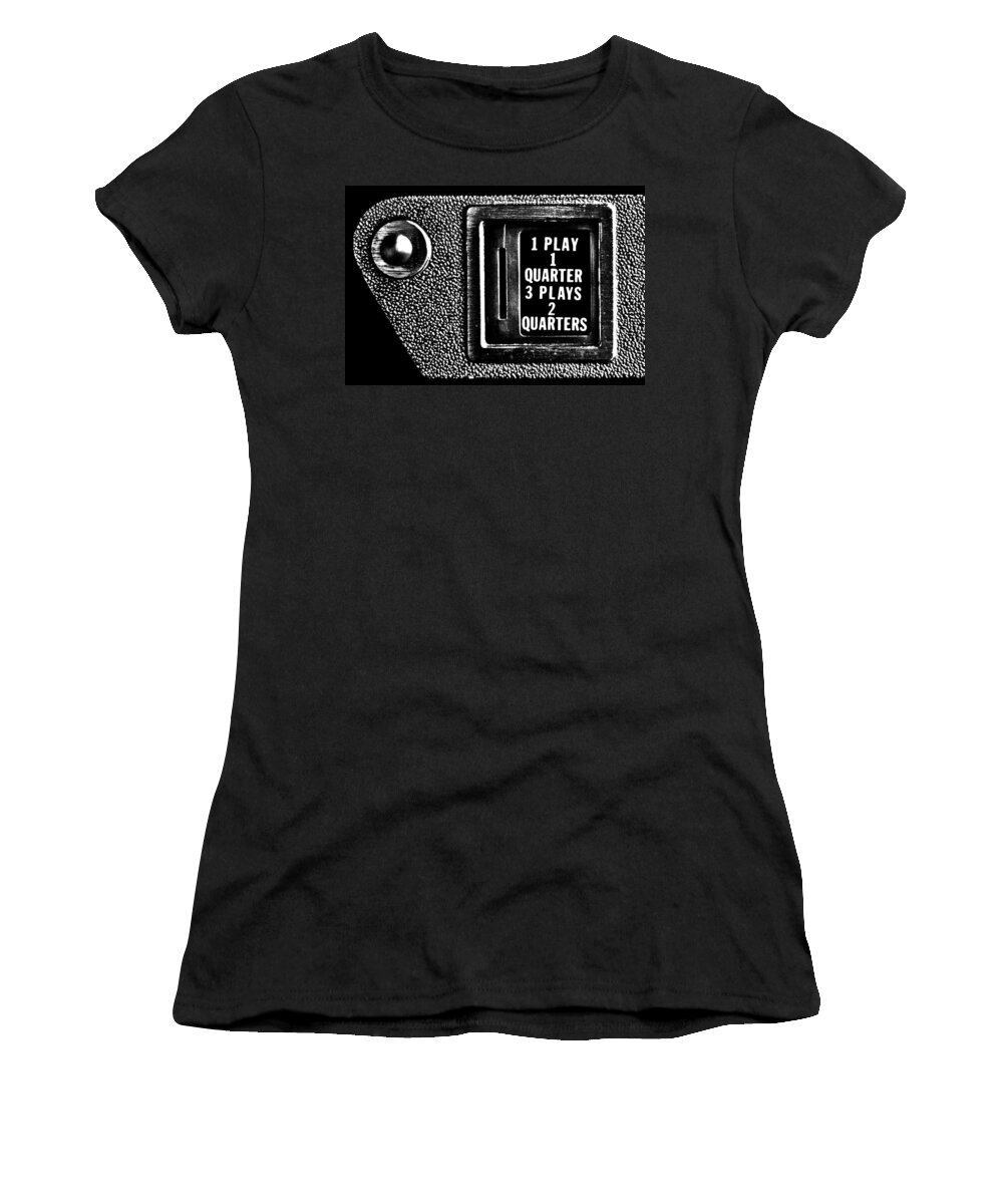 Pinball Women's T-Shirt featuring the photograph Pinball Special by Benjamin Yeager