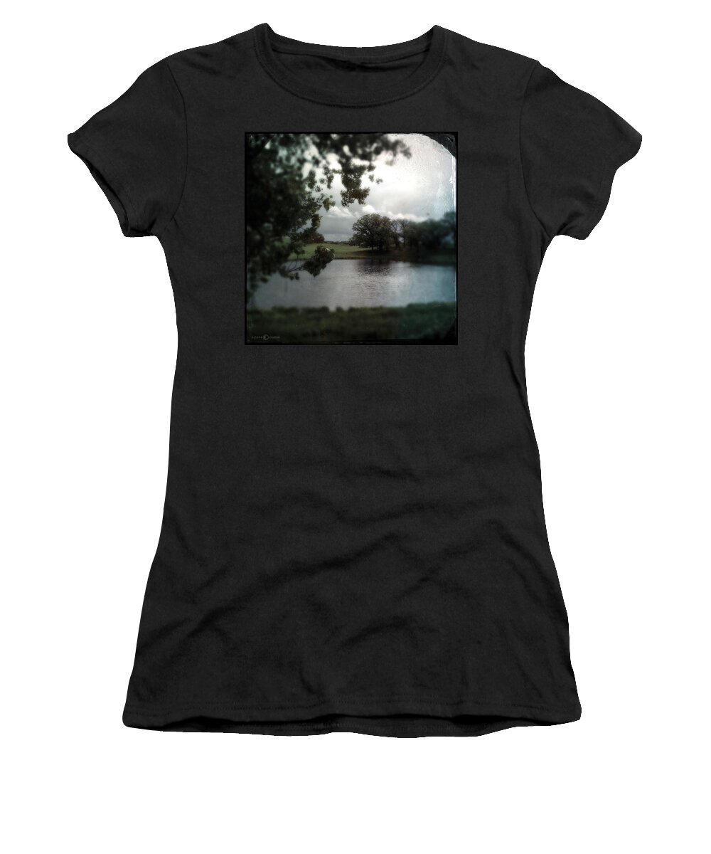 Vintage Women's T-Shirt featuring the photograph Pond On Lake Elmo Road by Tim Nyberg