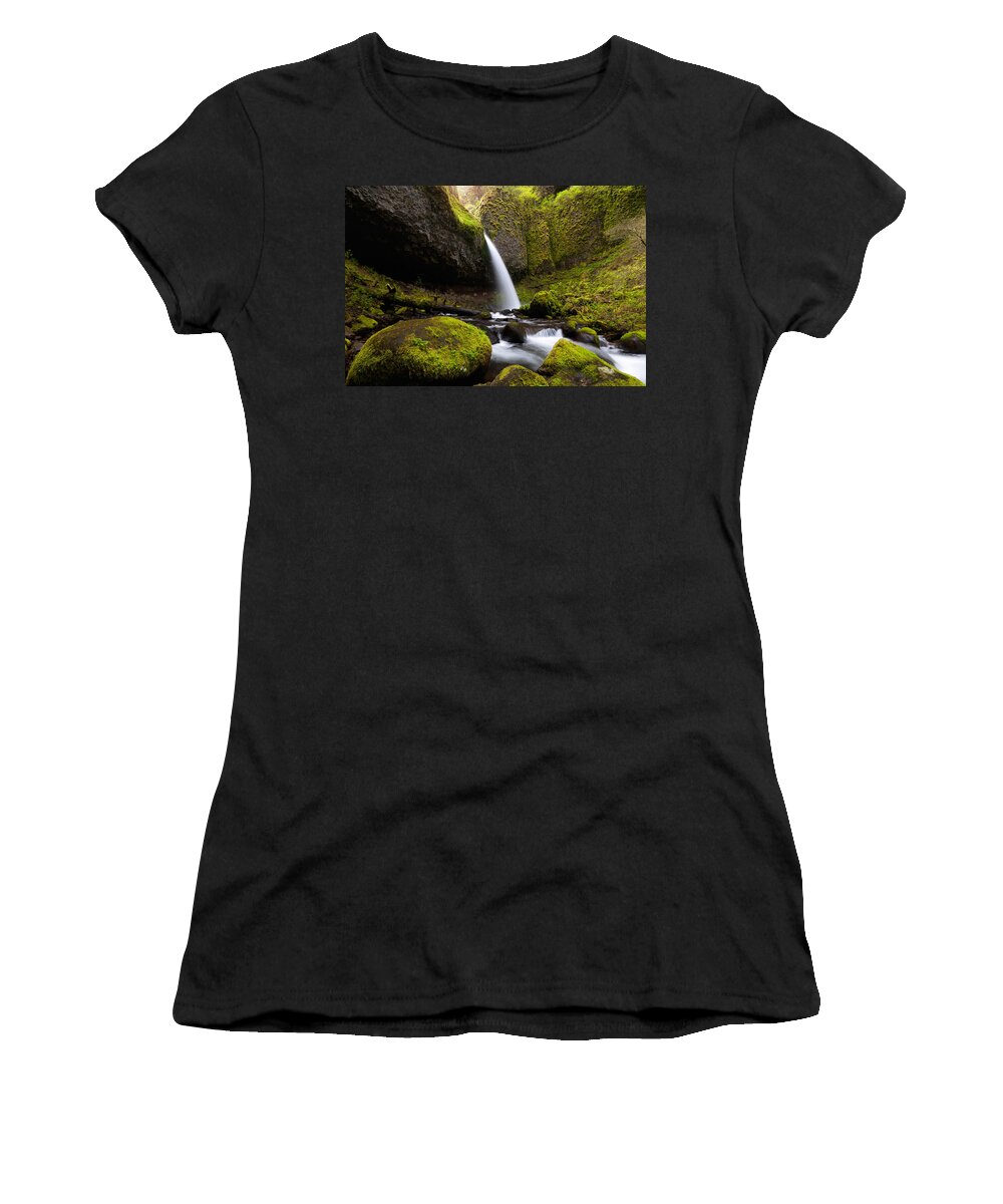 Ponytail Women's T-Shirt featuring the photograph Ponytail Falls by Andrew Kumler