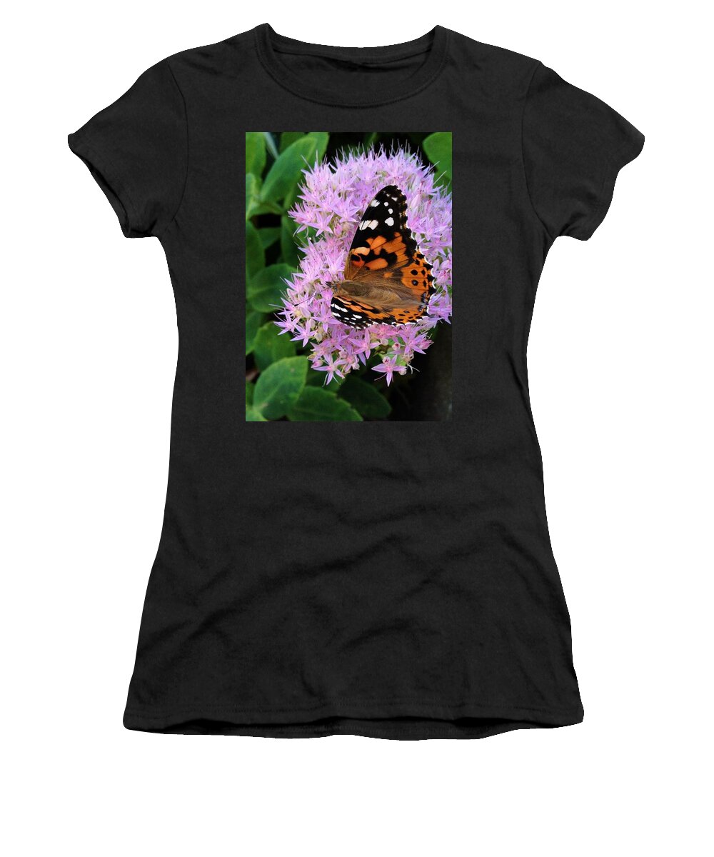 Nature Women's T-Shirt featuring the photograph Poor Butterfly by Photographic Arts And Design Studio
