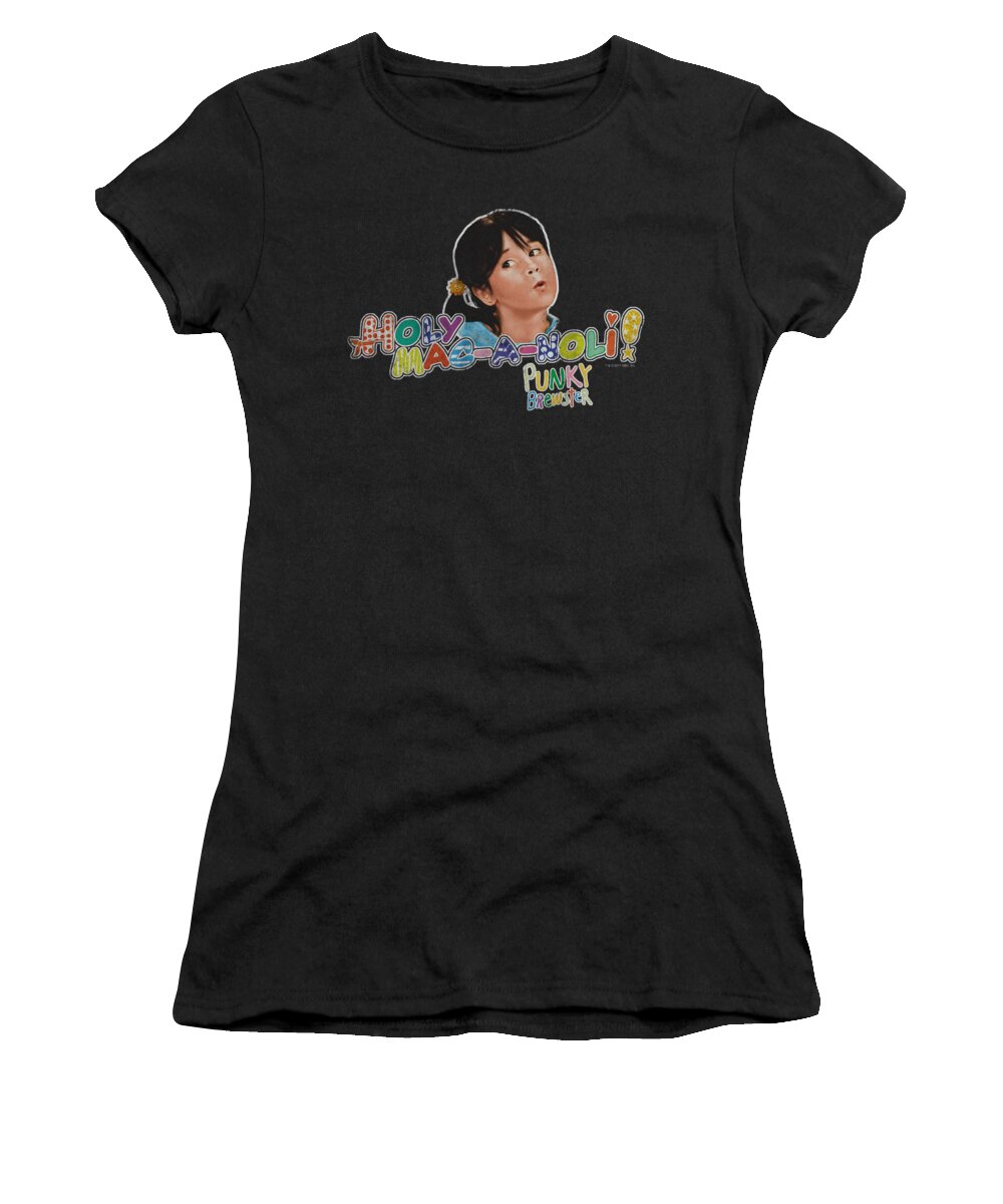 Punky Brewster Women's T-Shirt featuring the digital art Punky Brewster - Holy Mac A Noli by Brand A