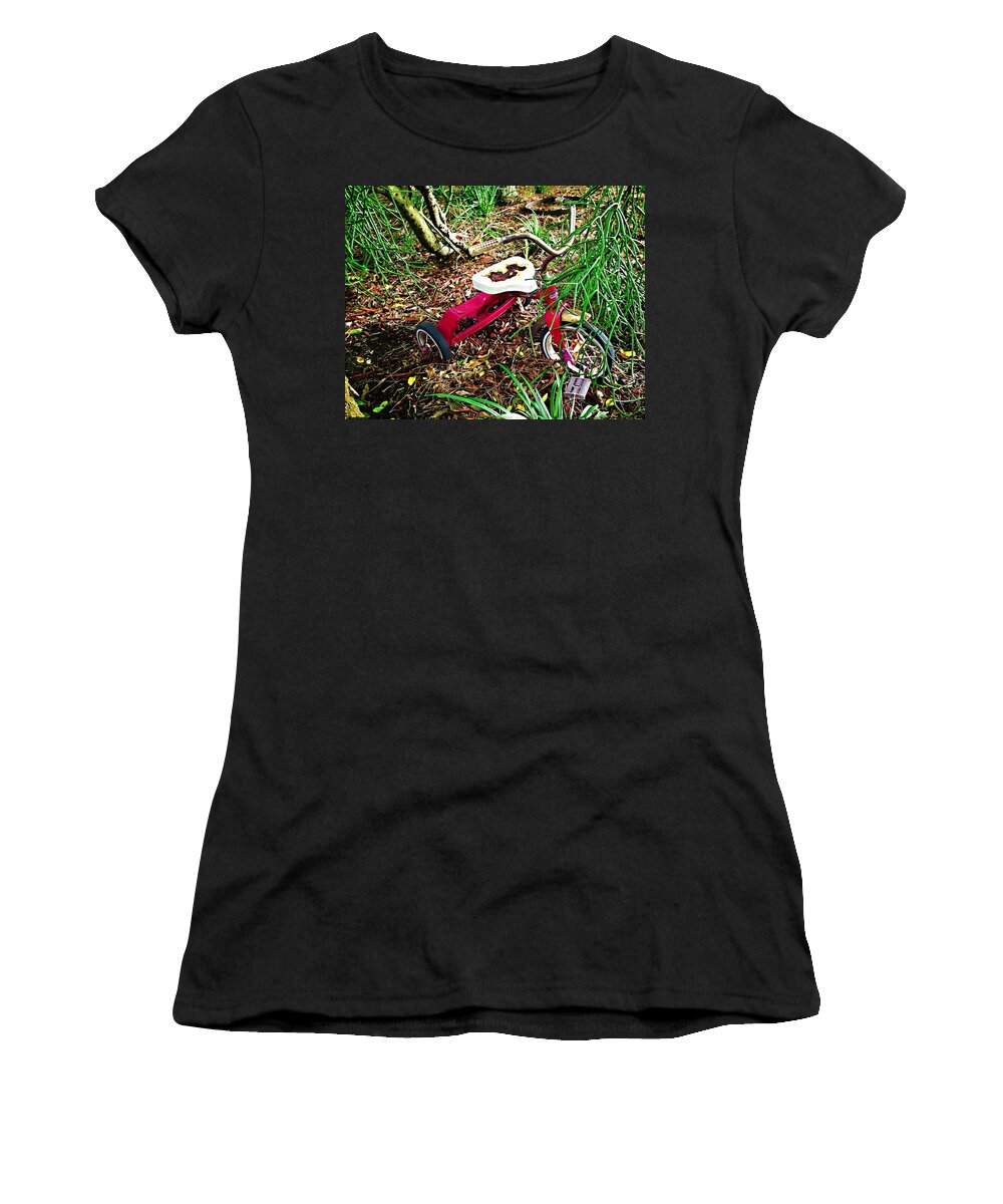 Tricycle Women's T-Shirt featuring the photograph Recollections by Carlos Avila