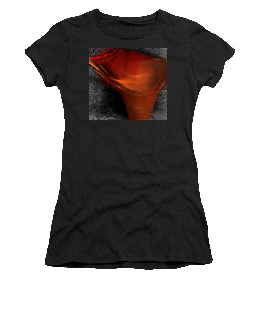 Red Calla Women's T-Shirt featuring the photograph Red Calla by Sylvia Thornton