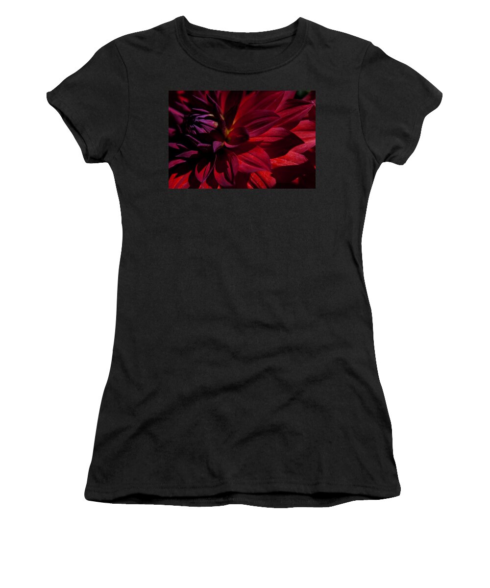 Red Women's T-Shirt featuring the photograph Red Passion by Kristal Kraft