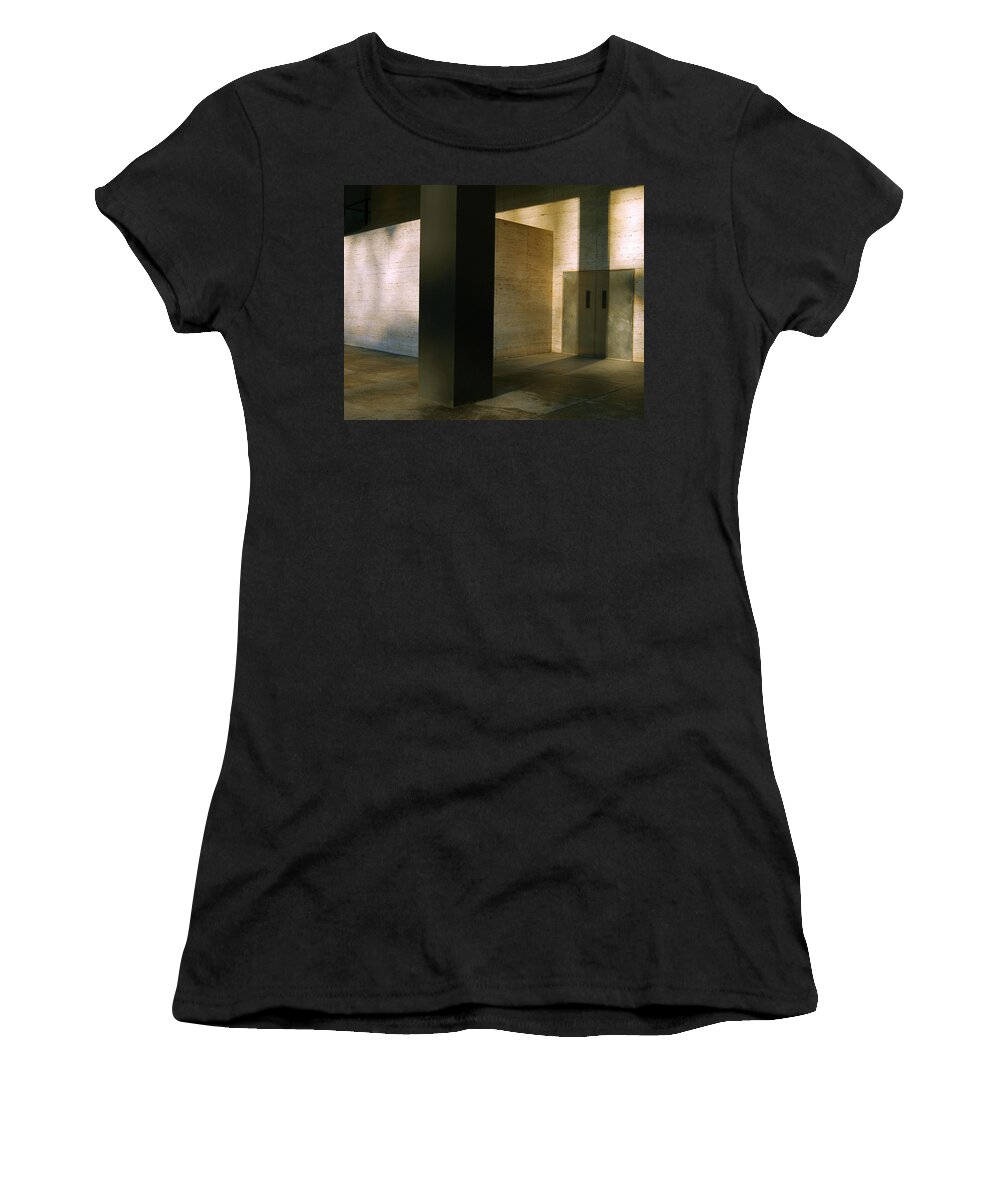 Building Women's T-Shirt featuring the photograph Reflected Light and Shadow by Rick Shea