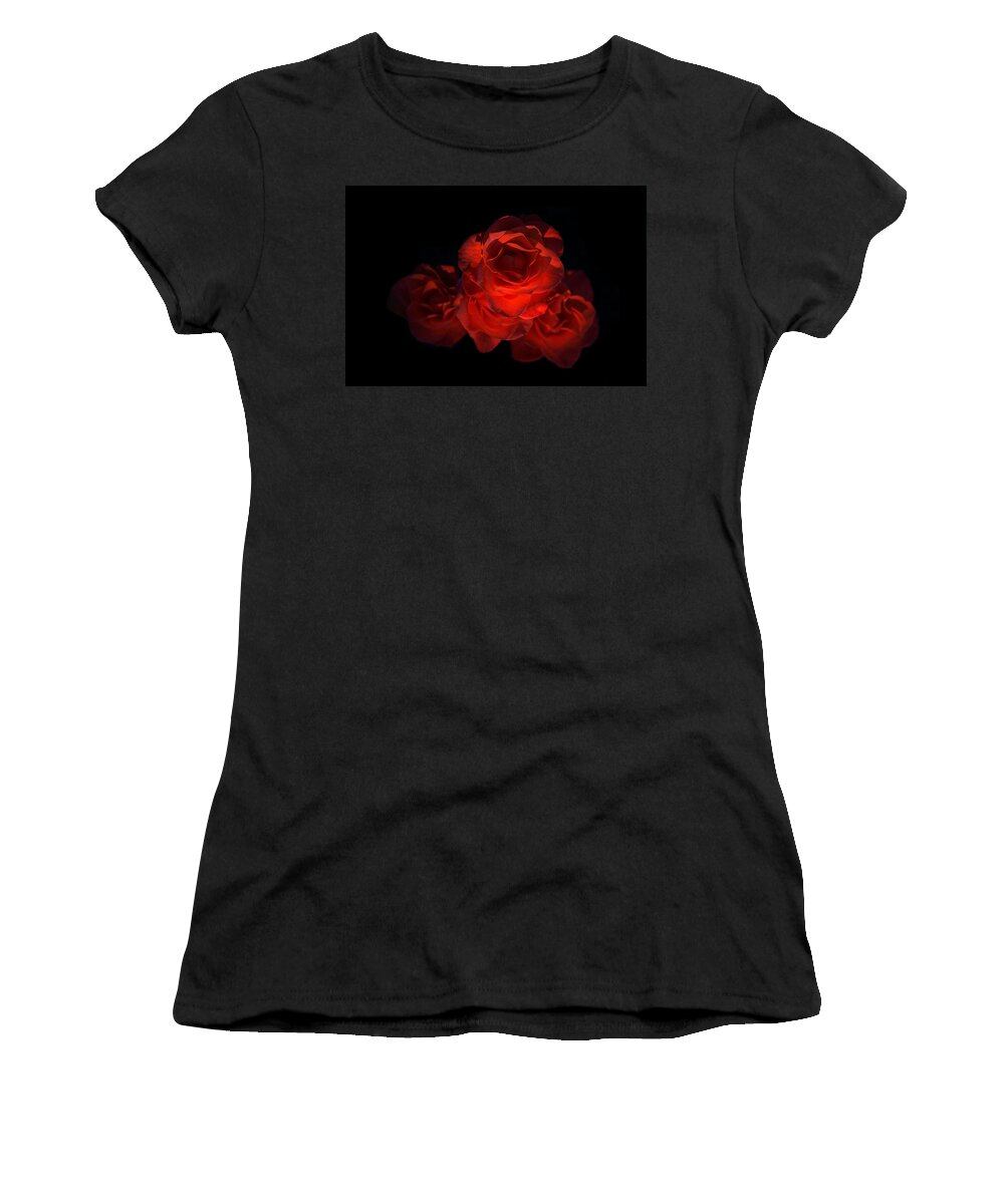 Blossom Women's T-Shirt featuring the photograph Rose Three by David Andersen