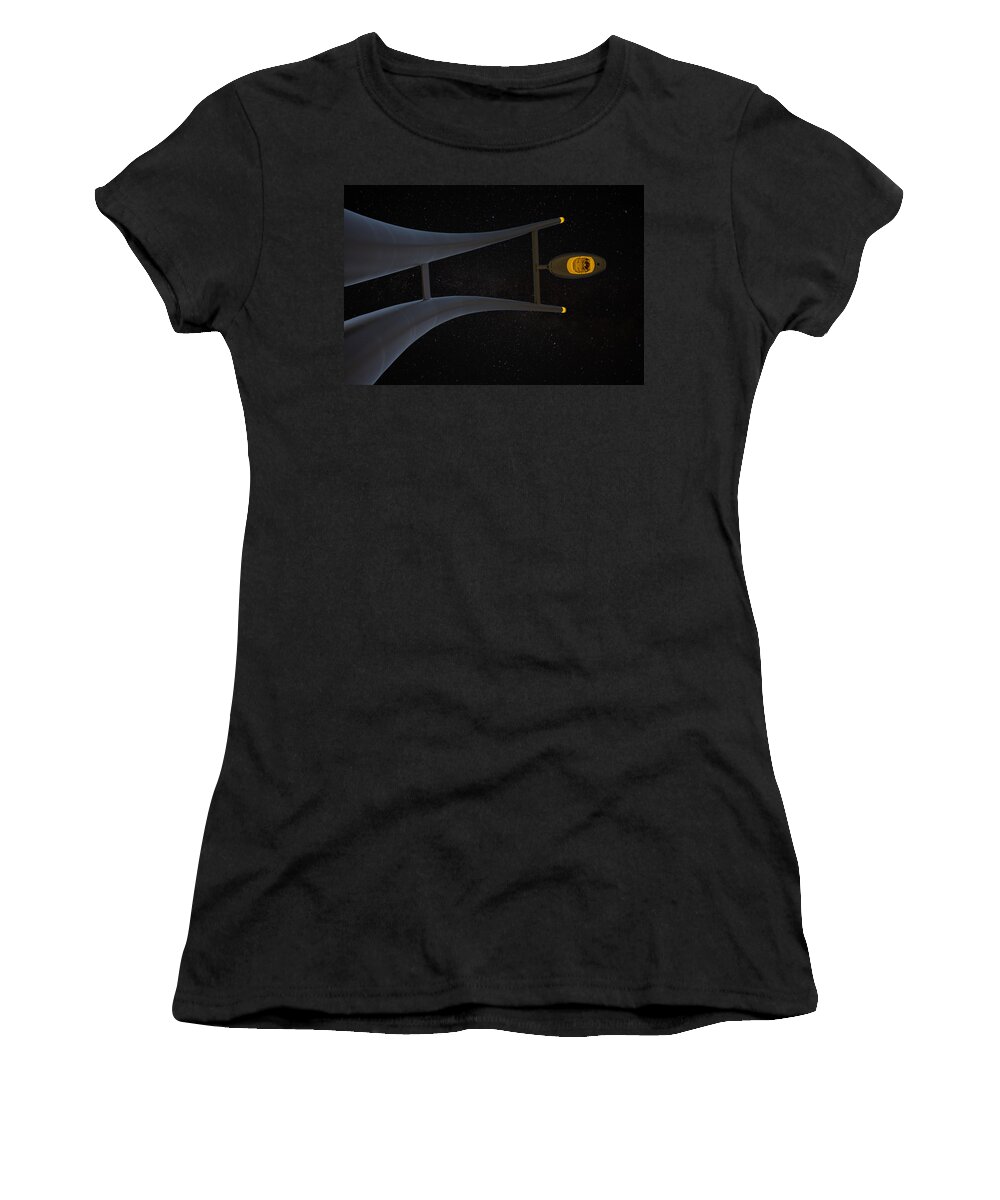 Rue Lumiere Women's T-Shirt featuring the photograph Rue lumiere by Paul Wear