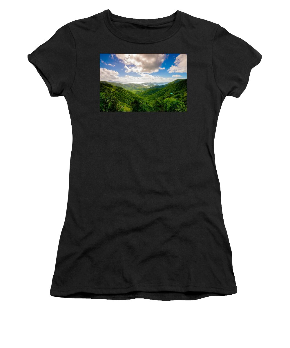 Caribbean Women's T-Shirt featuring the photograph Saint John by Raul Rodriguez