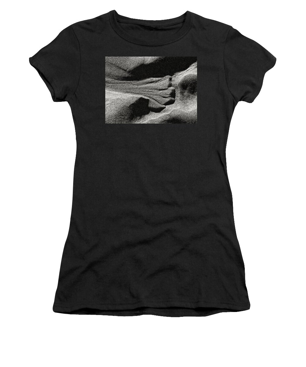 Sand Women's T-Shirt featuring the photograph Sand Form by Robert Woodward